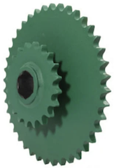 rueda dentada doble