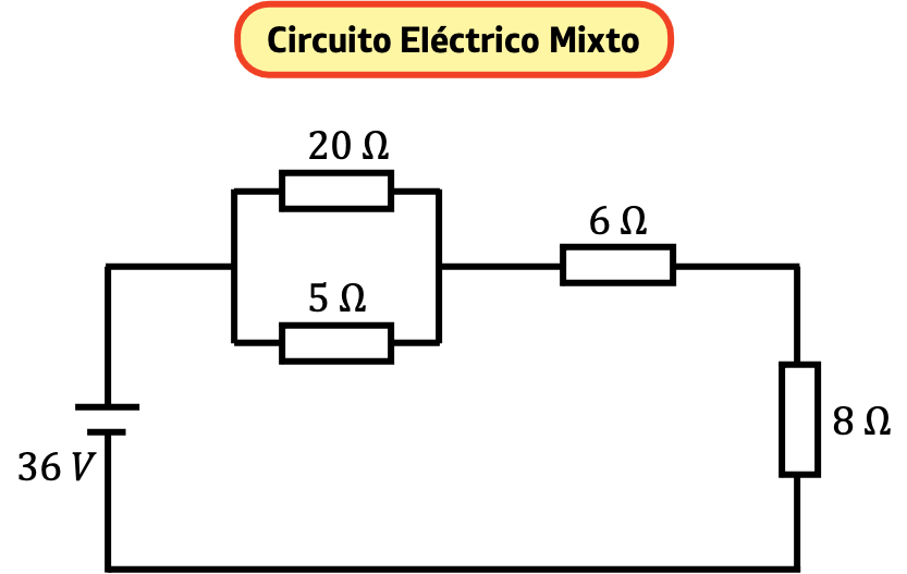 circuito eléctrico mixto