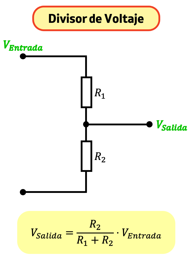 divisor de voltaje,divisor de tensión