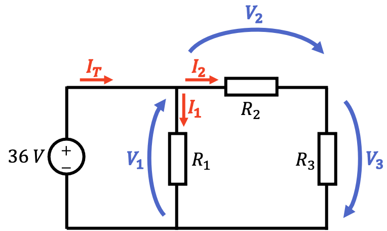 Ejercicio resuelto de las leyes de Kirchhoff